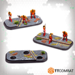 Load image into Gallery viewer, 3-hole Urban Infantry Bases
