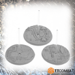 Load image into Gallery viewer, 60mm Tomb World Flight Bases