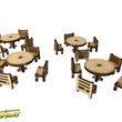 Load image into Gallery viewer, Tables and Chairs Set