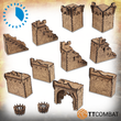 Load image into Gallery viewer, Savage Domain: Ruined Castle Walls