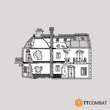 Load image into Gallery viewer, 2 Storey Rowhouse and Corner Shop Destroyed