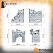 Load image into Gallery viewer, Savage Domain: Ruined Castle Walls