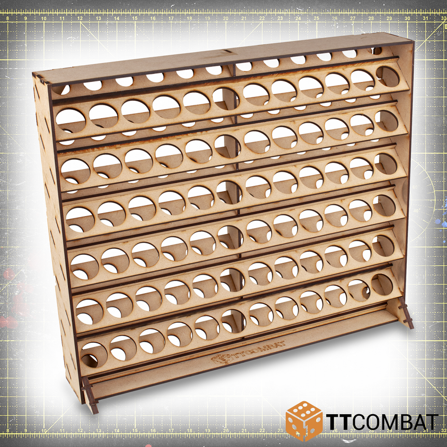 TTCombat & Vallejo Paint Rack 72