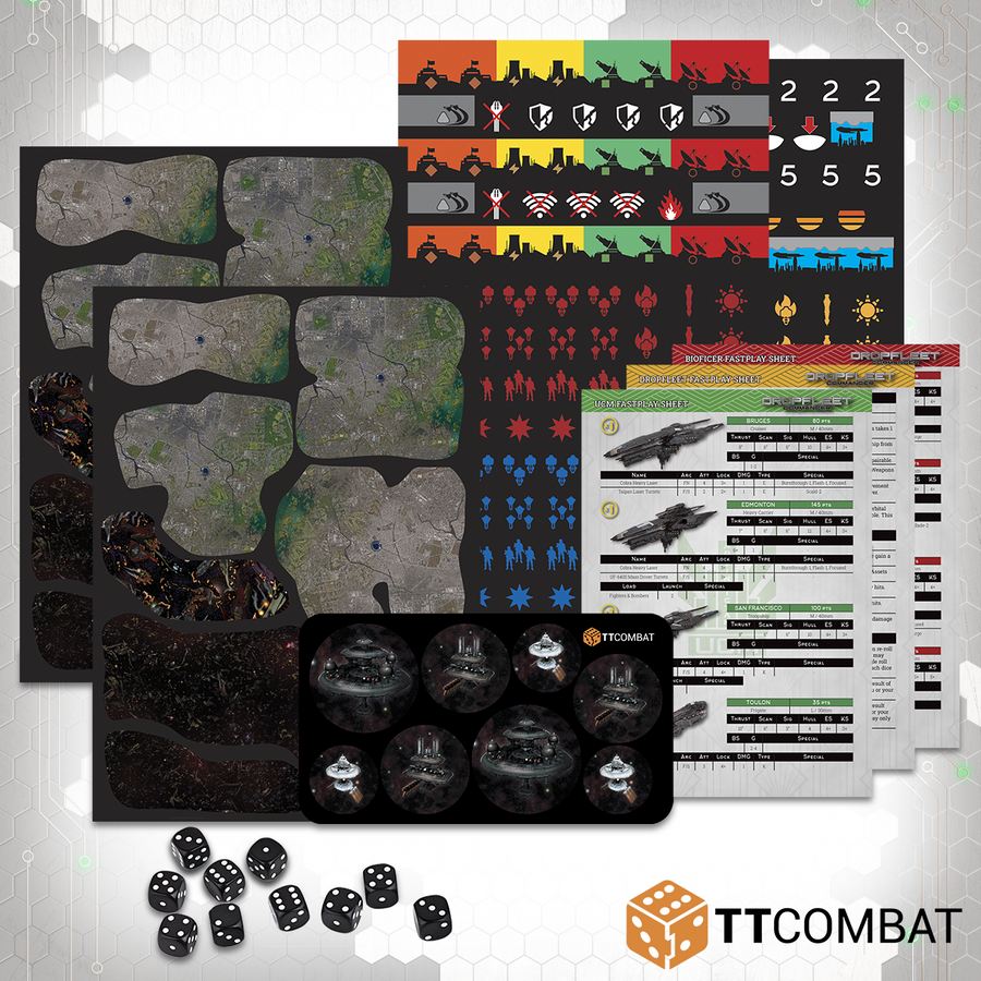 Préco - Dropfleet Commander - Bioficer Battleship Préco - Dropfleet Commander - Bioficer Battleship