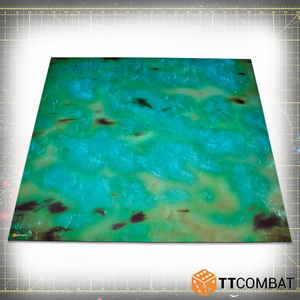 Green Water Gaming Mat