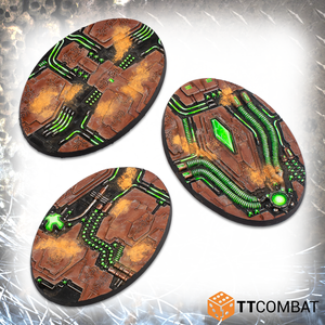 90mm Tomb World Oval Bases