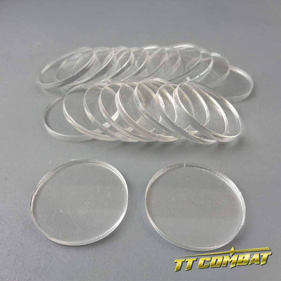 Round Clear Bases (30mm)