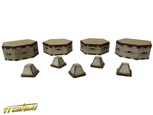 15mm Bunkers & Tank Traps