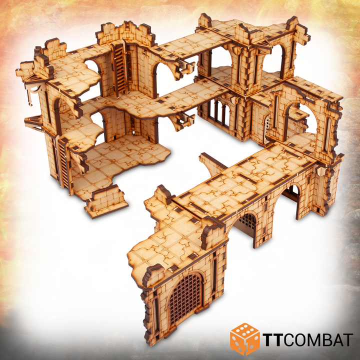 TTCombat Savage Domain: Castle Town Walls – Scenario Fantasy In Scatola, Nuovo Di Zecca! - Foto 2