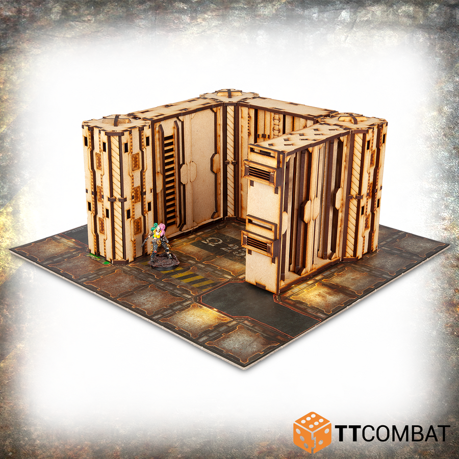 TTCombat Nuovo Con Scatola Labirinto Di Ferro Pareti Alte TTSCW-INH-050 - Foto 9