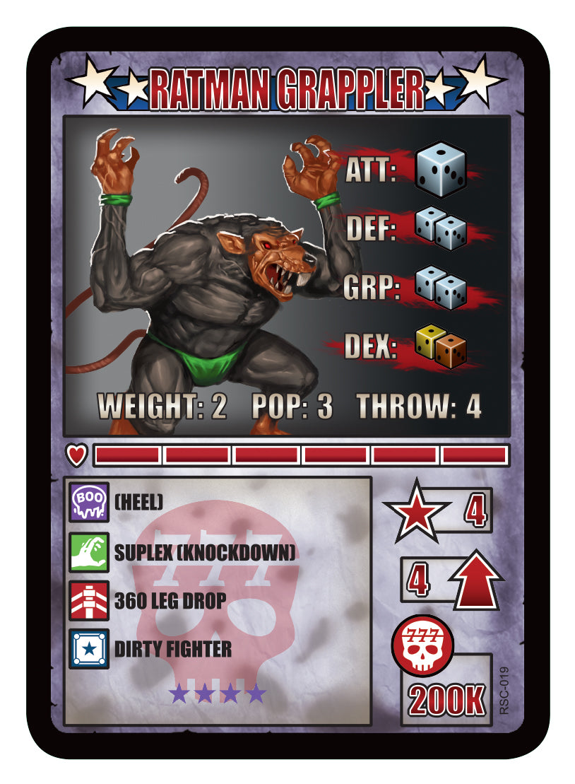 RUMBLESLAM Character Cards – TTCombat