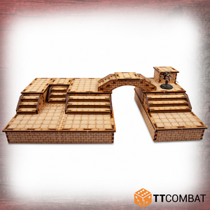 thumbnail image 2 of TTCombat Streets Of Venice Plaza Street Stairs Model Kit TTSCW-SOV-154 (BNIB) 2 of 6