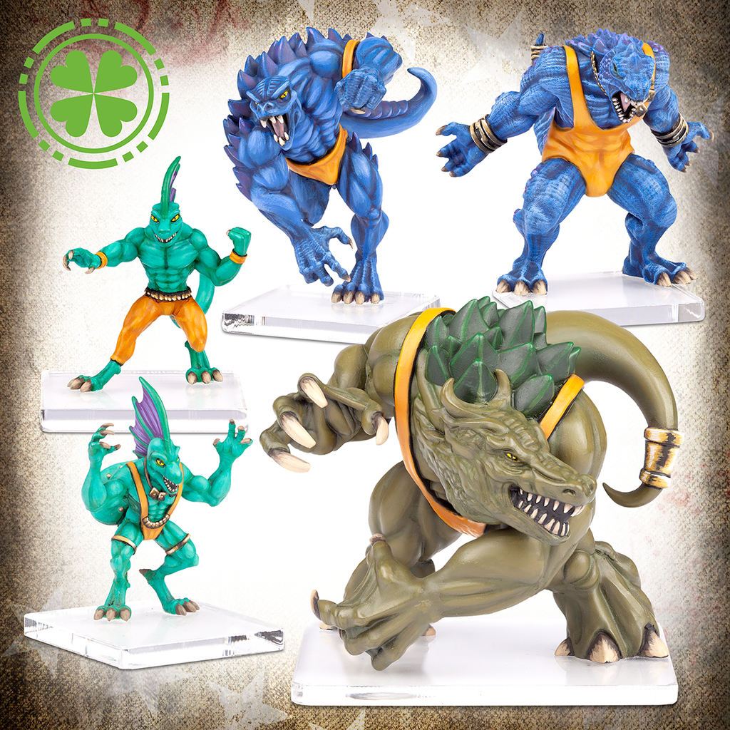 Rumbleslam: Steel Toads miniatures