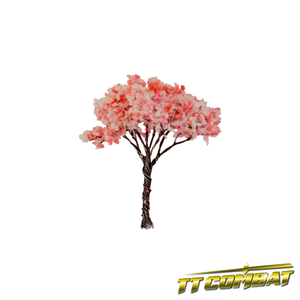 Pink Cherry Blossom Tree Small Iron Wire 4cm (8)
