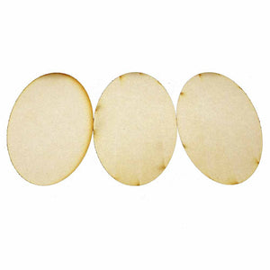 170mm x 110mm Oval Bases (3)